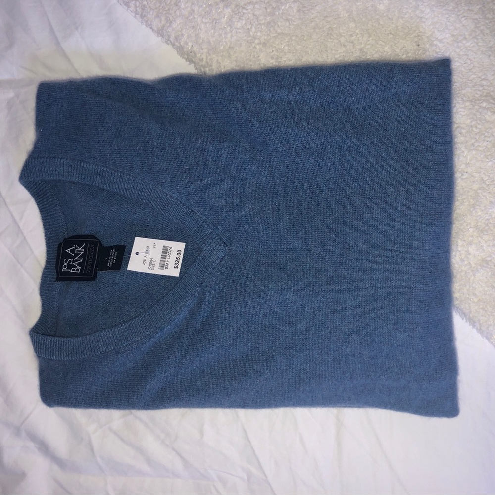 Jos. A. Bank cashmere v-neck sweater NWT
